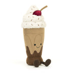 JELLYCAT Amuseables Marin Chocolate Milkshake | Marin Chocolate Milkshake Doll (Brown) 