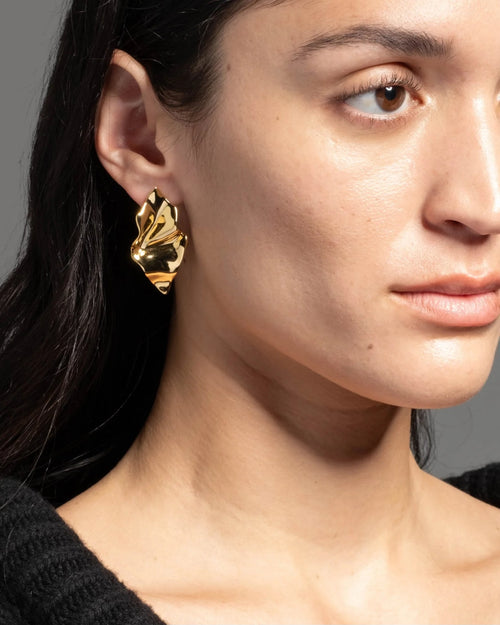 ALEXIS BITTAR Crumpled Small Post Earring | Earrings (Multicolor)