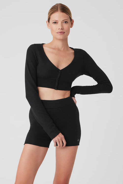 ALO YOGA Cropped Me Time Cardigan | 短版開襟毛衣 (多色)