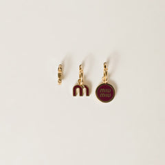 MIU MIU Set of Enameled Metal Earrings | 繆繆 耳環 (多色)