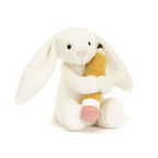 JELLYCAT Bashful Bunny with Pencil | 拿著鉛筆的兔子公仔 (白色)