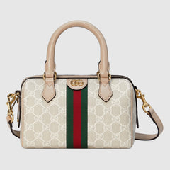 GUCCI Ophidia GG Mini Top Handle Bag | 古馳 迷你袋 (Beige)