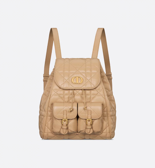 CHRISTIAN DIOR Medium Dior Caro Backpack | Dior Backpack (Medium Size/Multicolor)