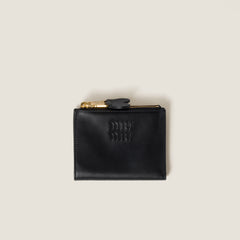 MIU MIU Small Leather Wallet | 繆繆 銀包 (Black)