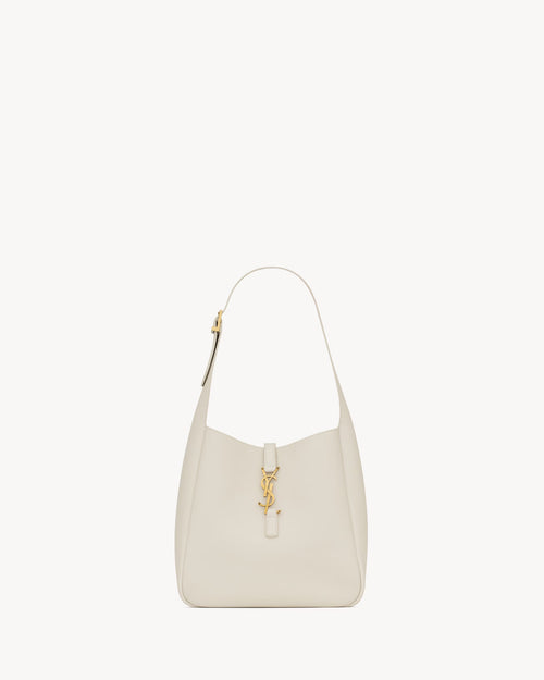 YSL SAINT LAURENT Le 5 A 7 Soft Small Hobo Bag | 聖羅蘭 手袋 (Blanc)