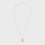 CELINE Triomphe Nightfall Necklace | 賽琳 頸鏈 (金色)