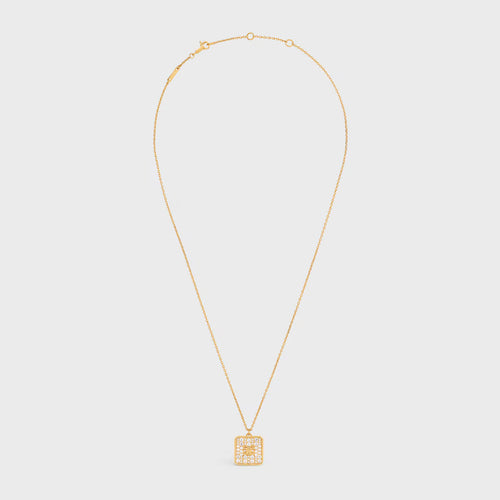 CELINE Triomphe Nightfall Necklace | 賽琳 頸鏈 (金色)