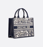 CHRISTIAN DIOR Medium Dior Book Tote | 迪奧 手提袋 (中碼/藍色)