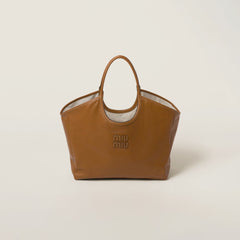 MIU MIU Ivy Leather Bag | 繆繆 手袋 (Caramel)