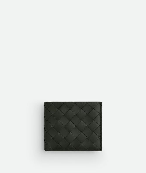 BOTTEGA VENETA Men's Intrecciato Bi-Fold Wallet With Coin Purse | BOTTEGA VENETA Men's Intrecciato Bi-Fold Wallet (Multicolor)