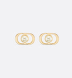 CHRISTIAN DIOR Petit CD Jolie Mini Stud Earrings | 迪奧 耳環 (金色)