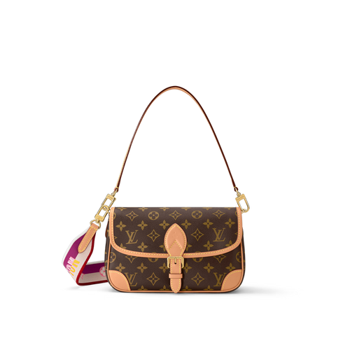 LOUIS VUITTON M45985 Diane Monogram Black | 路易威登 手袋 (Fuchsia)