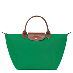 LONGCHAMP Le Pliage Original M Handbag | 瓏驤 短帶手提袋 (Green)