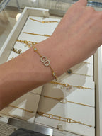 CHRISTIAN DIOR Claire D Lune Bracelet | 迪奧 手鏈 (金色)