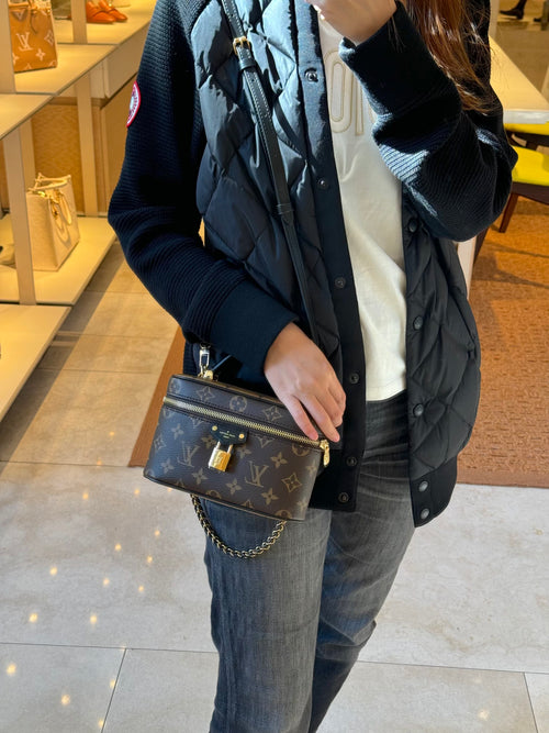 LOUIS VUITTON M47125 Vanity Chain Pouch | 路易威登 化妝盒袋 (啡色)