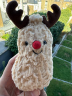 JELLYCAT Amuseables Peanut Reindeer | 花生馴鹿公仔 (啡色)