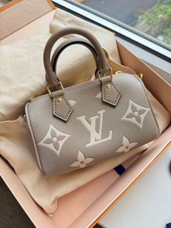 LOUIS VUITTON M82890 Nano Speedy Bag | 路易威登 迷你手袋 (灰色)