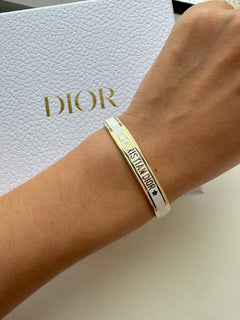 CHRISTIAN DIOR Dior Code Bangle | 迪奧 手鐲 (白色)