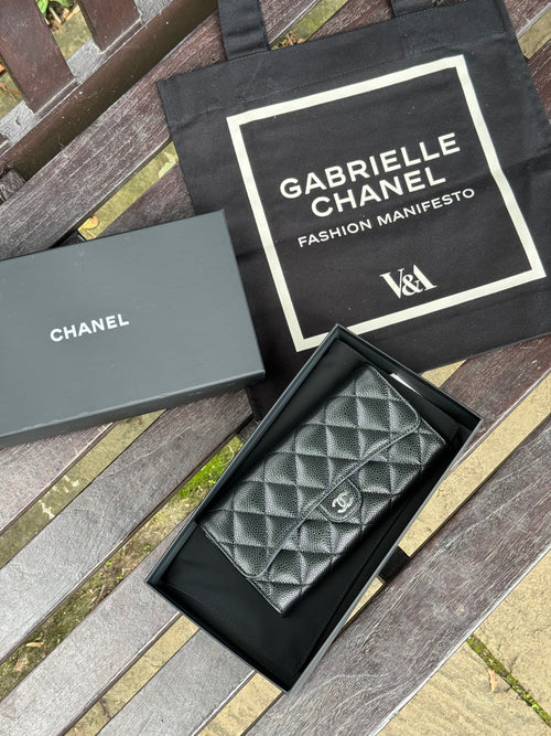 CHANEL AP0241 Classic Long Wallet | 香奈兒 經典長銀包 (黑色) Black