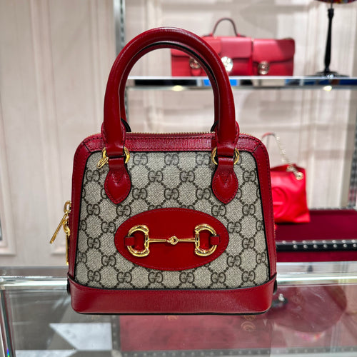 GUCCI GG Supreme Bag | 古馳 手袋 (Cherry Red)