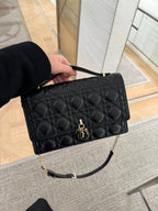 CHRISTIAN DIOR Miss Dior Top Handle Bag | 迪奧 手袋 (Black)