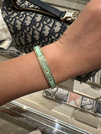 CHRISTIAN DIOR Dior Code Bangle | 迪奧 手鐲 (粉彩薄荷色) 