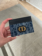 CHRISTIAN DIOR 30 Montaigne Freesia Card Holder | 迪奧 卡套 (藍色)