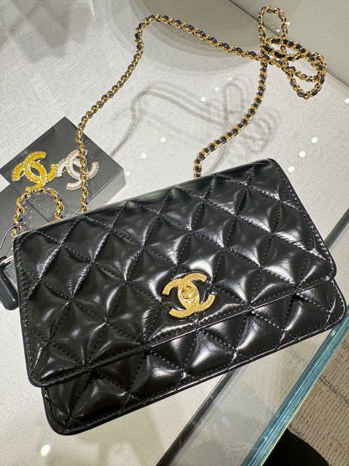 CHANEL 24K AP4258 Wallet on Chain | 香奈兒 銀包連鏈帶 (黑色)