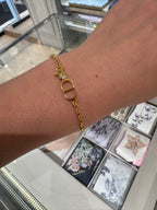Christian Dior Petit CD Lucky Star Bracelet | Dior Lucky Star Bracelet (Gold)