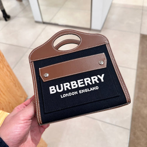 BURBERRY Micro Pocket Bag | 博柏利 手袋 (黑色)