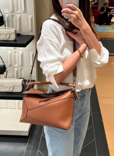 LOEWE Small Puzzle bag in classic calfskin | 羅意威 手袋 (多色)