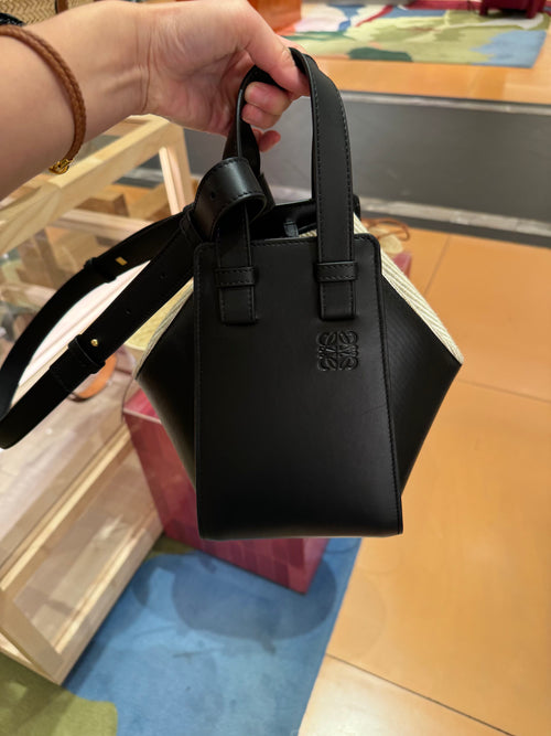 LOEWE Compact Hammock Bag | 羅意威 手袋 (黑色)
