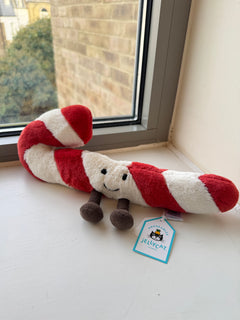 JELLYCAT Amuseables Candy Cane | Candy Cane (Red and White) 