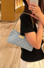 LOUIS VUITTON M83532 Liv Pochette Bag | 路易威登 手袋 (牛仔藍色)