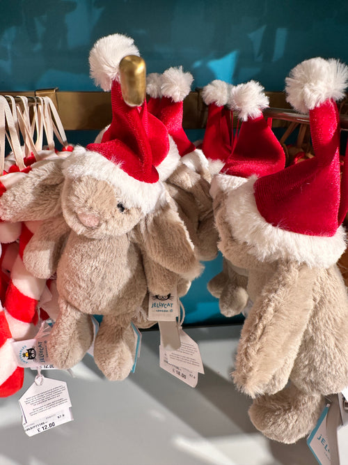 JELLYCAT Bashful Christmas Bunny Decoration Christmas Bunny Decorati LondonKelly
