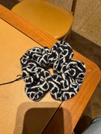 HERMES Claudia Scrunchie | 愛馬仕 髮圈 (深藍色)