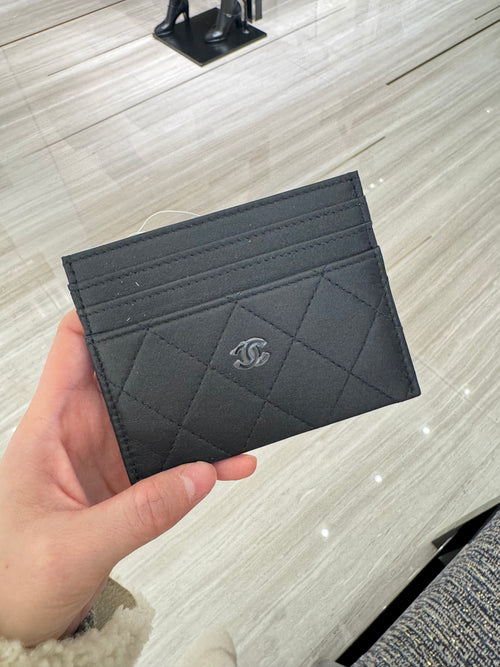 CHANEL So Black Card Holder | 香奈兒 卡套 (全黑色)