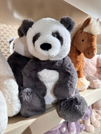 JELLYCAT Harry Panda Cub | Harry Panda Doll (Black and White) 