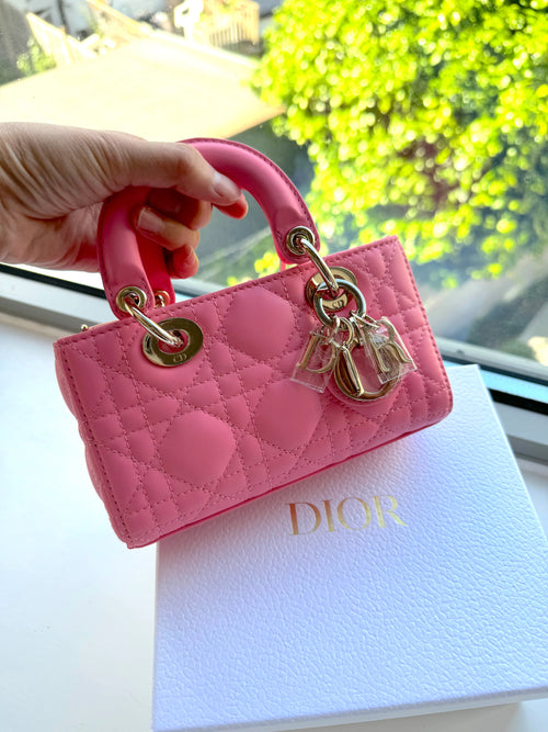 CHRISTIAN DIOR Micro Lady D Joy Bag Dior handbag mini multi color LondonKelly
