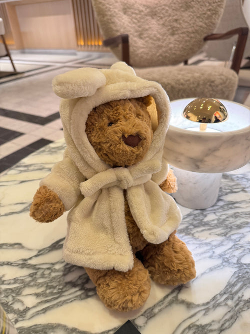 JELLYCAT Bartholomew Bear Bathrobe | 巴塞洛繆熊浴袍公仔 (啡色)