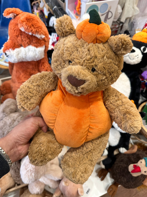 JELLYCAT Bartholomew Bear Pumpkin Bartholomew Bear Pumpkin Doll Ora LondonKelly