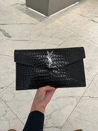 YSL SAINT LAURENT Uptown Pouch | 聖羅蘭 手袋 (黑色)