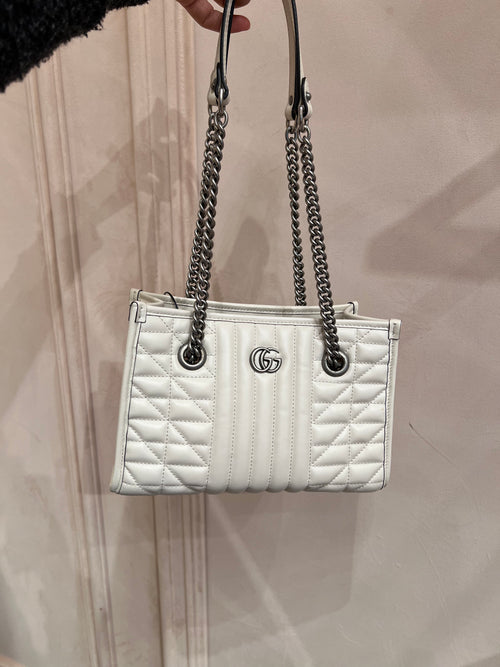 GUCCI GG Marmont Tote Bag | 古馳 手提袋 (白色)
