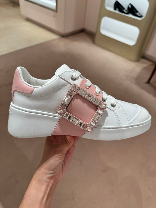 ROGER VIVIER Viv Skate Sneakers | RV 波鞋(粉红色)