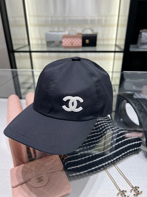 CHANEL 24C Classic Black Cap | 香奈儿棒球帽(黑色)