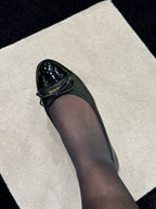 PRADA 1F889D Women's Black Flat | 普拉達 平底鞋 (黑色)