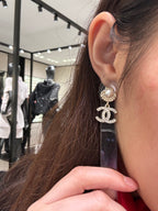 CHANEL 25C ABF094 Gold Earrings | 香奈兒 耳環 (金色)