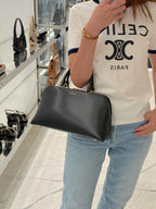 YSL Saint Laurent Sac De Jour Small Duffle Shiny Leather | 聖羅蘭 手袋 (黑色)