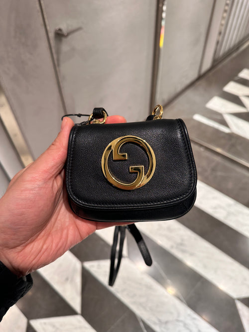 GUCCI Cardcase Wallet with Strap | 古馳 銀包 (Black)