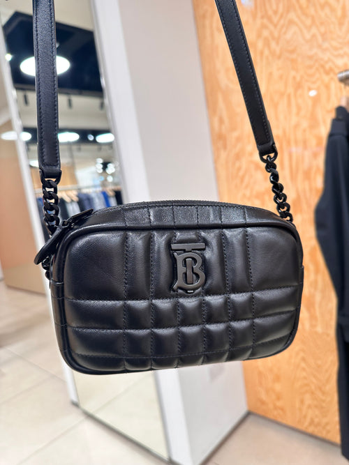 Burberry leather camera bag hotsell